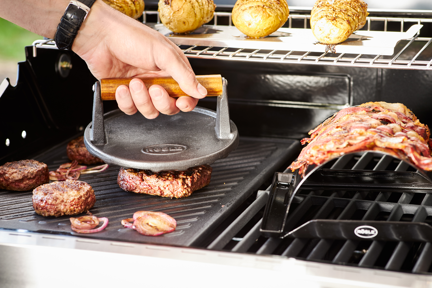 Rösle BBQStation Gourmet G3 Edelstahl Küchenhammer