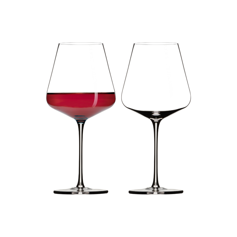 CHEF CUISINE Burgunder Kristallglas, 2er Set