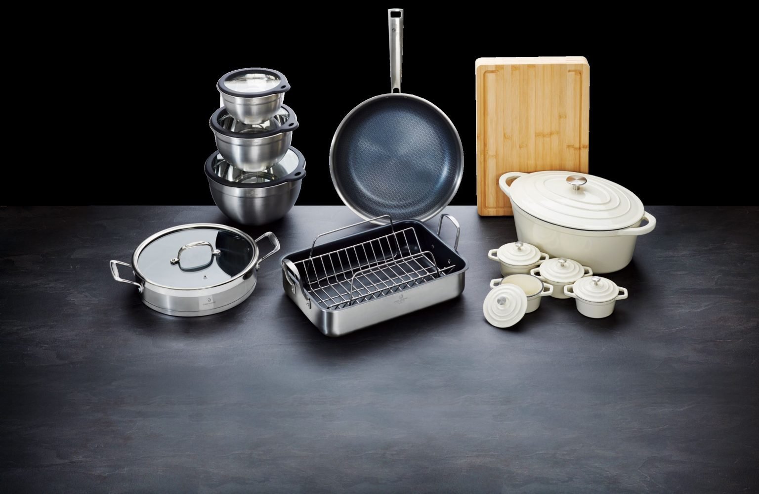 CHEF CUISINE International Gusseiserner Bräter oval