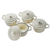 Chef Cuisine Mini Cocotte / Salzfass Set 4tlg