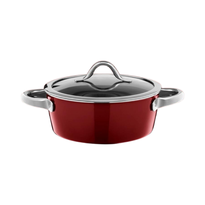 Silit Bratentopf Vitaliano Rosso inkl. Deckel 22 cm