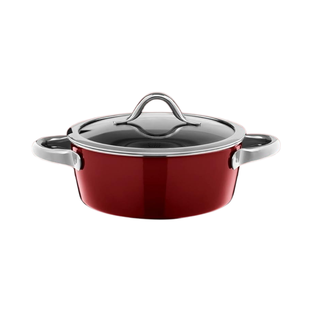 Silit Bratentopf Vitaliano Rosso inkl. Deckel 22 cm