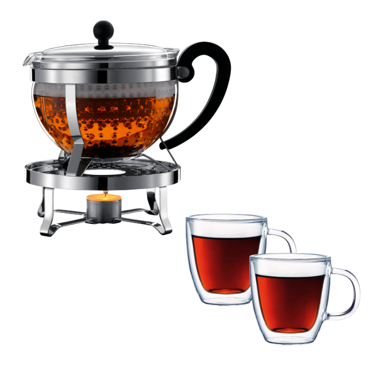 BODUM Teebereiter- & Thermogläser-Set, 3-tlg.