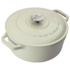CHEF CUISINE Gusseiserner Bräter Ø 24 cm creme - Thumbnail Image 2