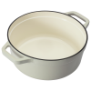 CHEF CUISINE Gusseiserner Bräter Ø 24 cm creme - Thumbnail Image 3