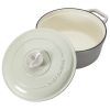 CHEF CUISINE Gusseiserner Bräter Ø 24 cm creme - Thumbnail Image 1