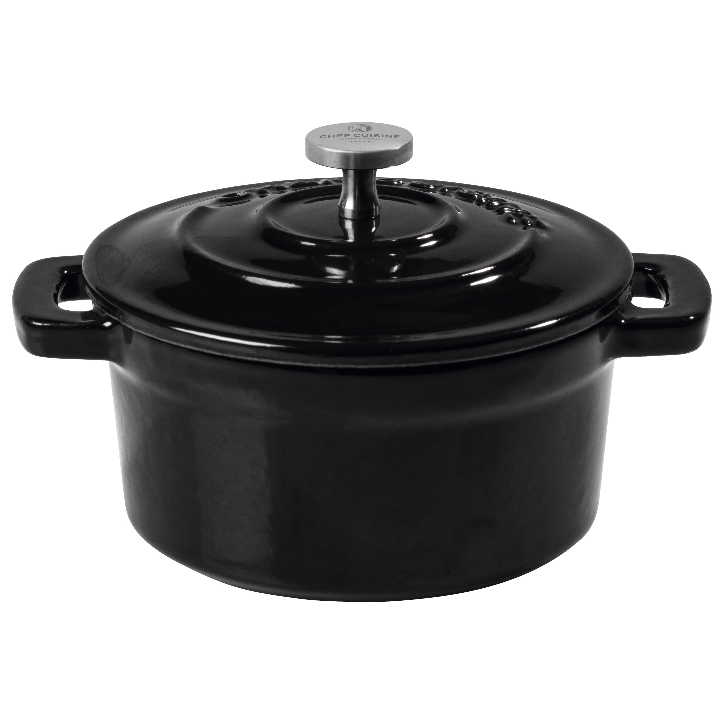 CHEF CUISINE Gusseiserne Mini Cocotte, 2er Set – Bild 3