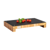 CHEF CUISINE Teakholz Schneidetisch mit Auflagen - Thumbnail Image 1