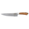 CHEF CUISINE Damast Chefmesser mit Griff aus Olivenholz - Thumbnail Image 2