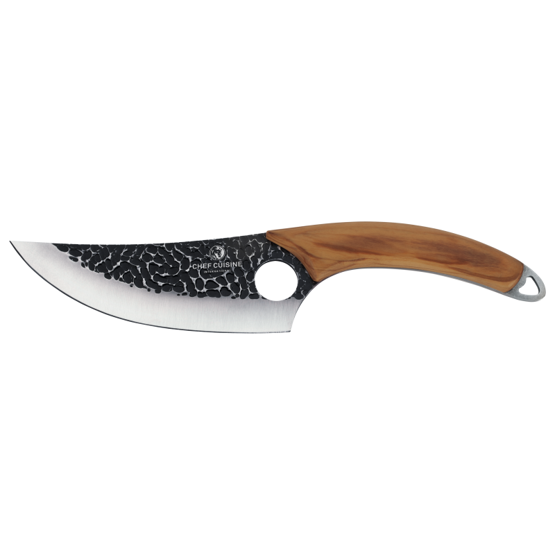 CHEF CUISINE BBQ Fleischmesser mit Griff aus Olivenholz