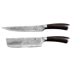 CHEF CUISINE Damast Messer 2er-Set, Ebenholz, Nakiri | Fleischmesser - Thumbnail Image 2