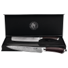 CHEF CUISINE Damast Messer 2er-Set, Ebenholz, Nakiri | Fleischmesser - Thumbnail Image 1