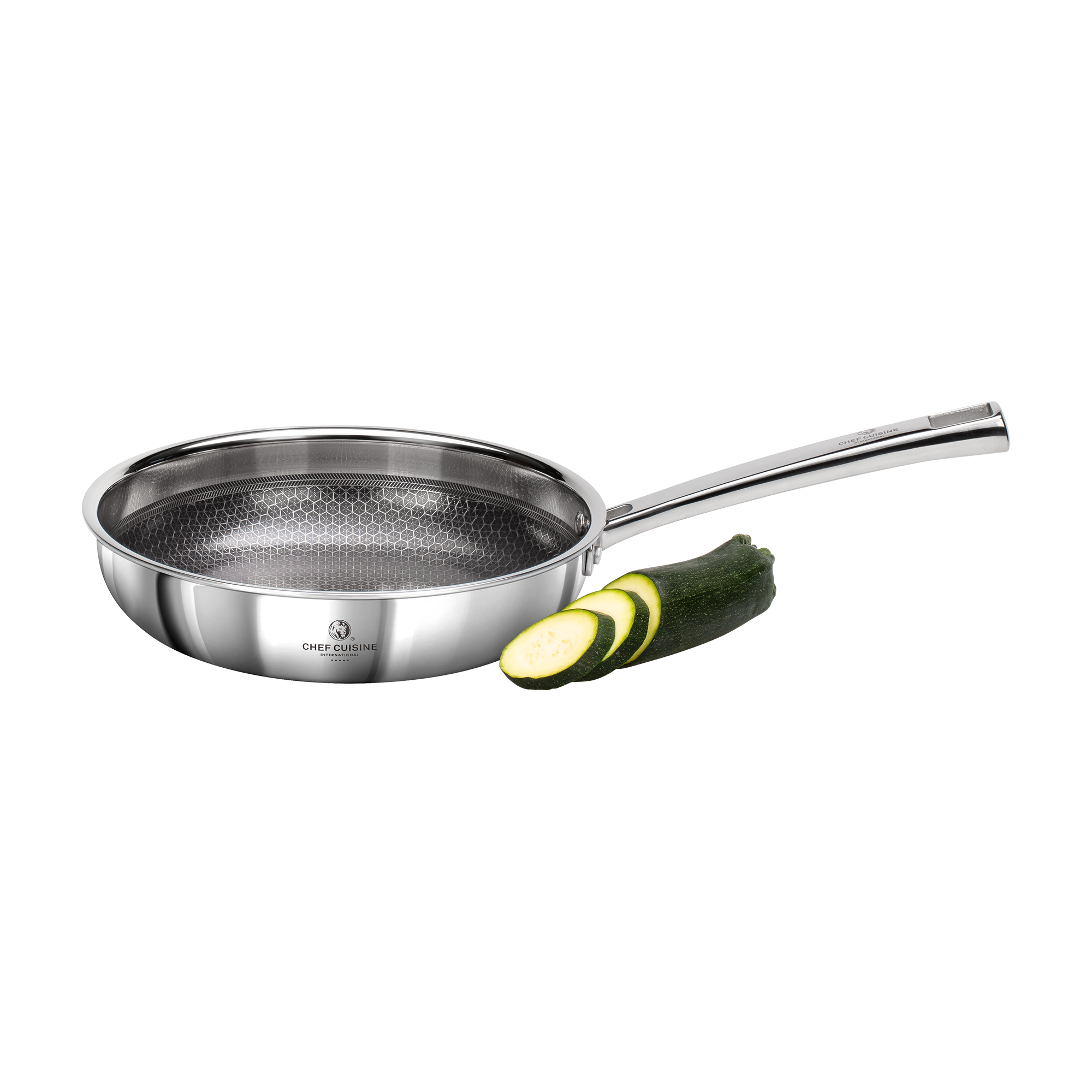 CHEF CUISINE Bratpfanne mit Honeycomb-Keramikbeschichtung Ø 24 cm