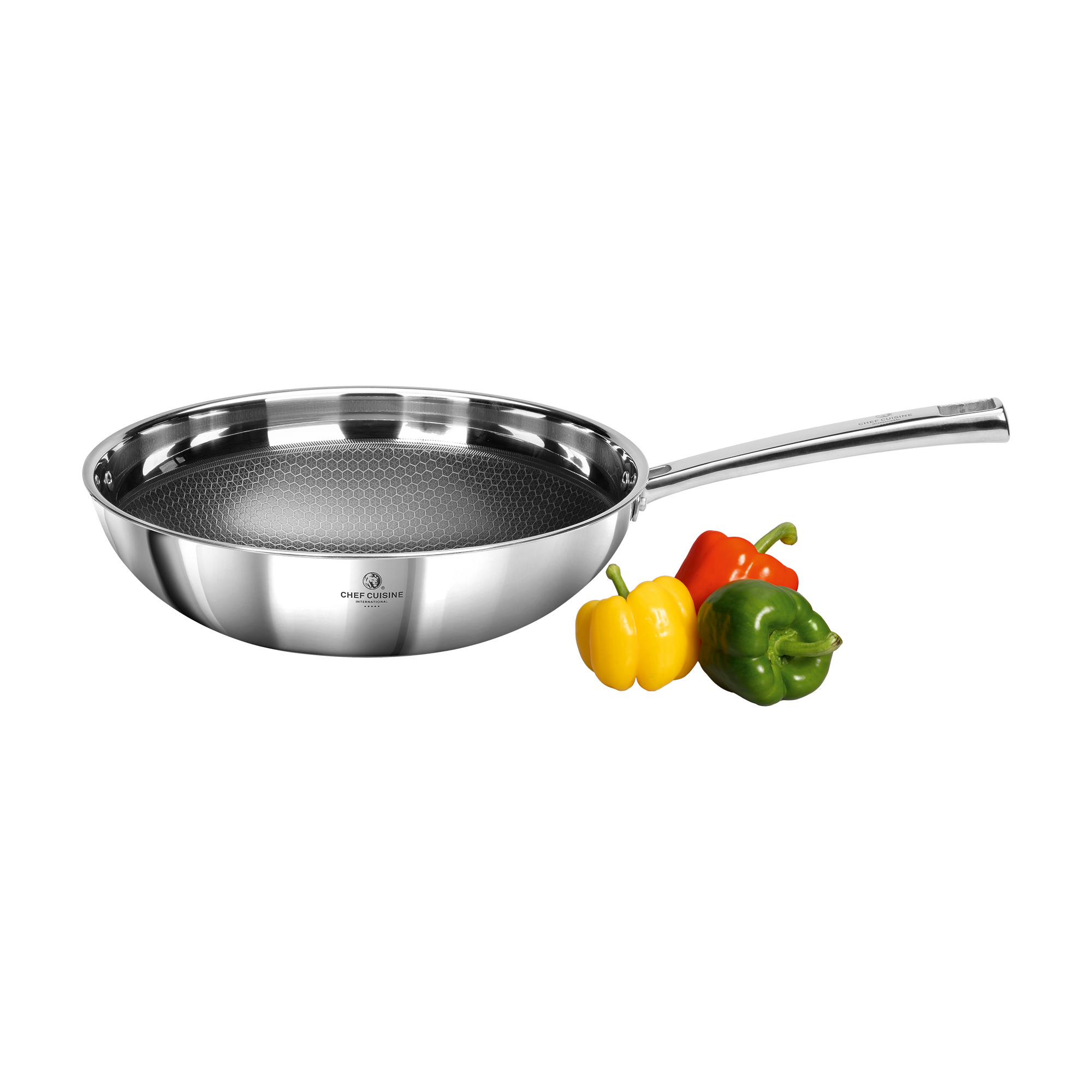 CHEF CUISINE Wok mit Honeycomb-Keramikbeschichtung Ø 28 cm