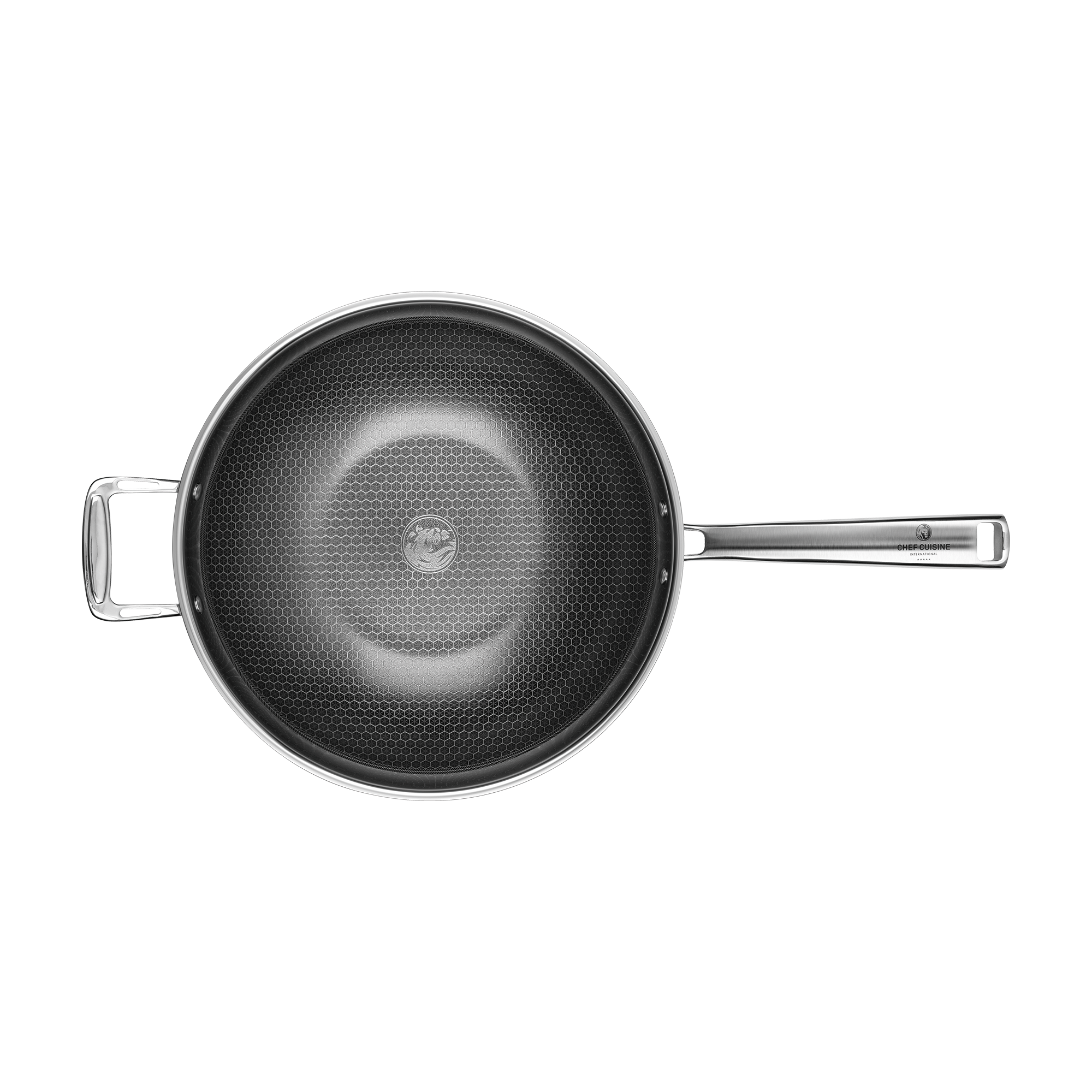 CHEF CUISINE Wok mit Honeycomb-Keramikbeschichtung Ø 32 cm – Bild 3