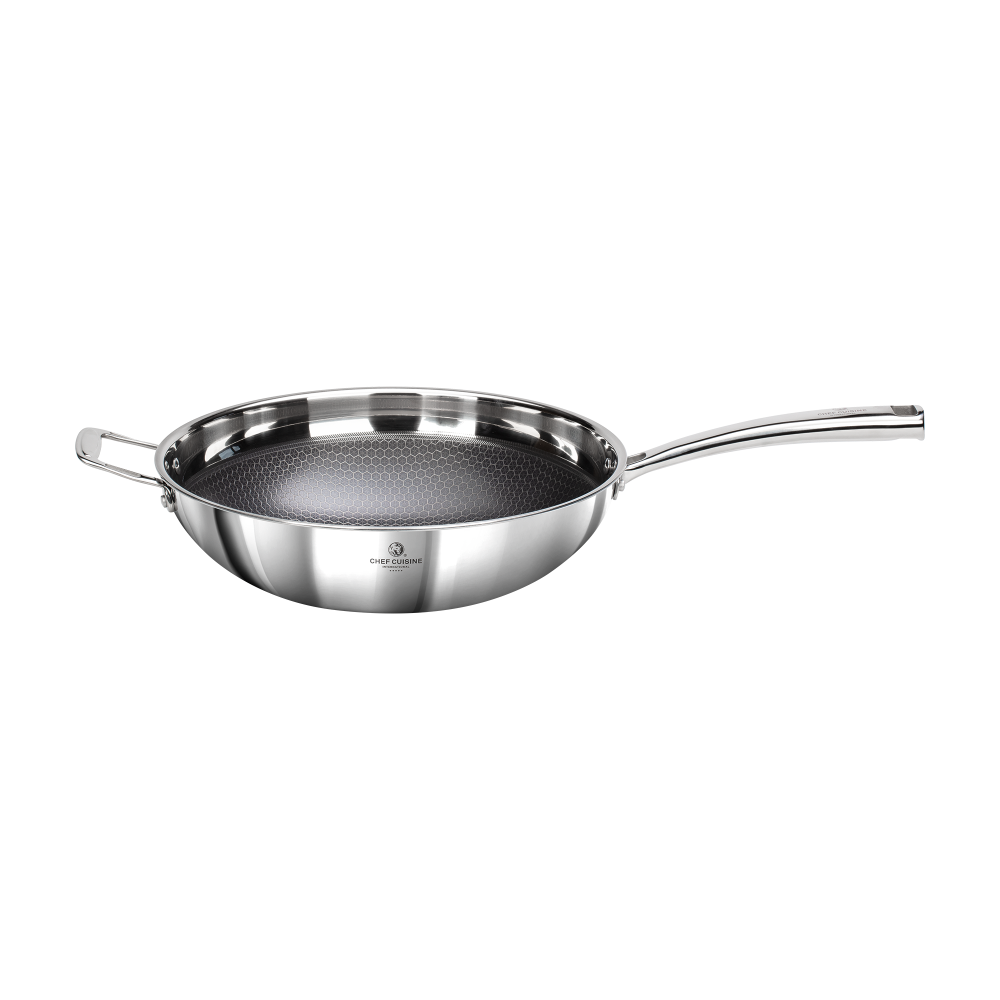 CHEF CUISINE Wok mit Honeycomb-Keramikbeschichtung Ø 32 cm – Bild 2