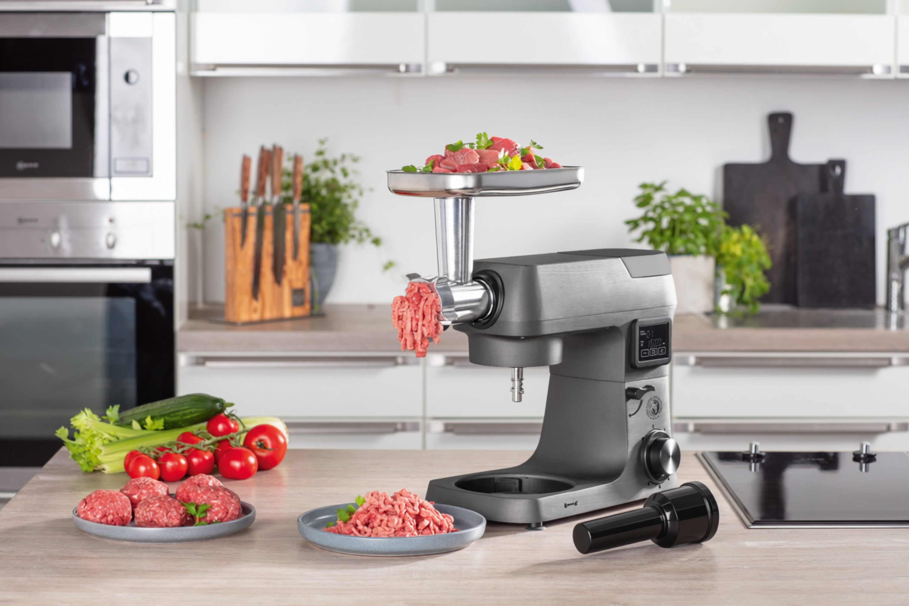 CHEF CUISINE Fleischwolf-Set | Aufsatz für Küchenmaschine – Bild 4