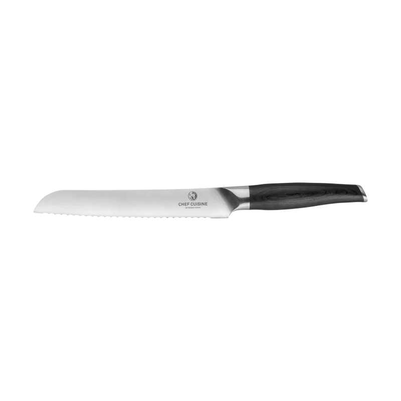 CHEF CUISINE Brotmesser mit Pakkaholzgriff