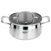 Käfer Edelstahl Kochtopf mit Wabenstruktur Ø 16 cm - Thumbnail Image 1